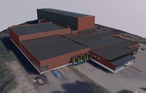 Lagerbygg 3d modell