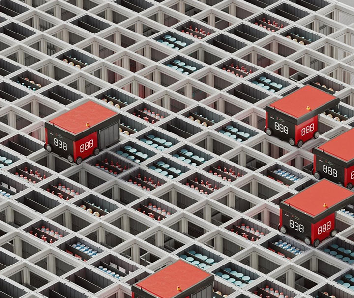 robots on grid